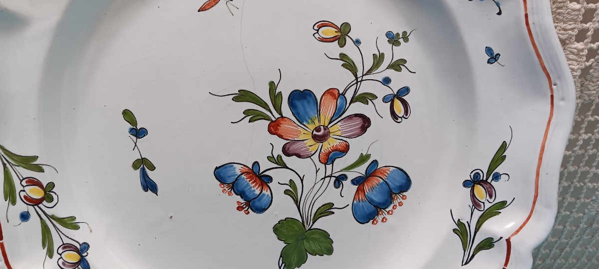 18th Century Sinceny Earthenware Dish-photo-3