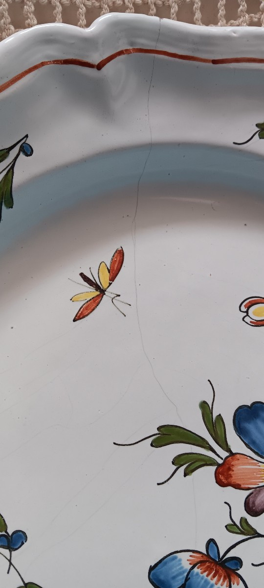 18th Century Sinceny Earthenware Dish-photo-3
