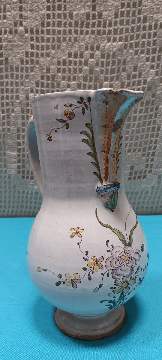 Pot à eau faience du Midi? XVIII siècle-photo-2