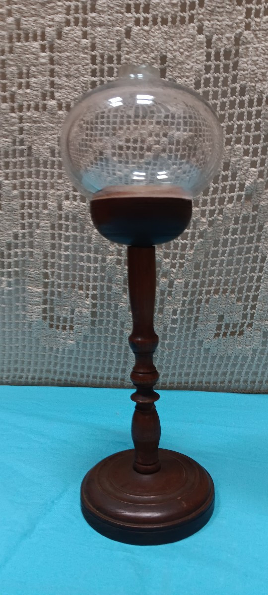 Blown Glass Lace Ball - 19th Century