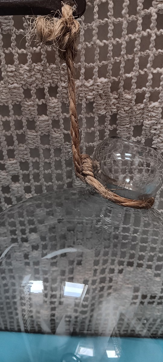 Boule de dentelière verre soufflé - XIX siècle-photo-4