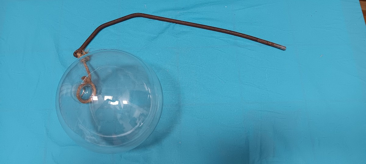 Boule de dentelière verre soufflé - XIX siècle