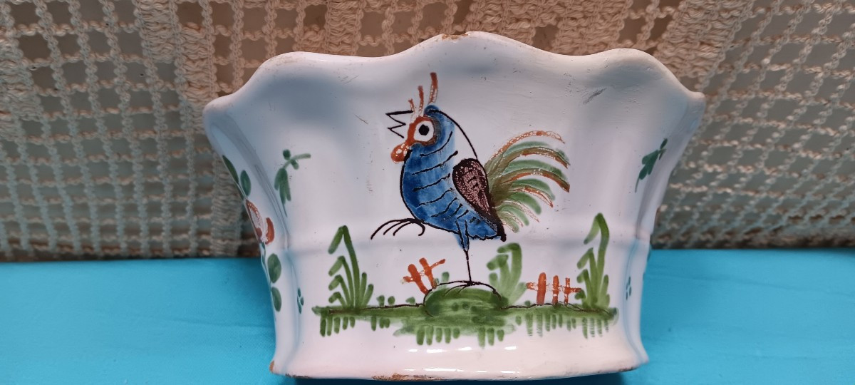 Bouquetière d'applique murale Lunéville  fin XVIII siècle