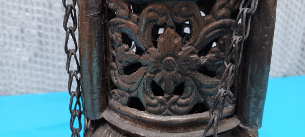 Brass Incense Burner, Late 18th Century - Early 19th Century-photo-1