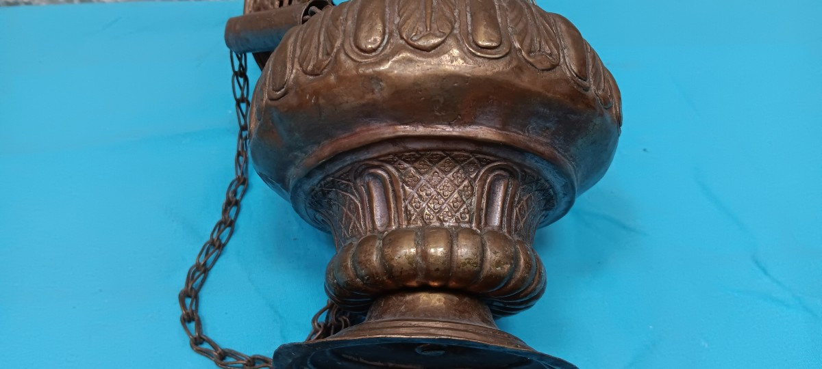Brass Incense Burner, Late 18th Century - Early 19th Century-photo-2