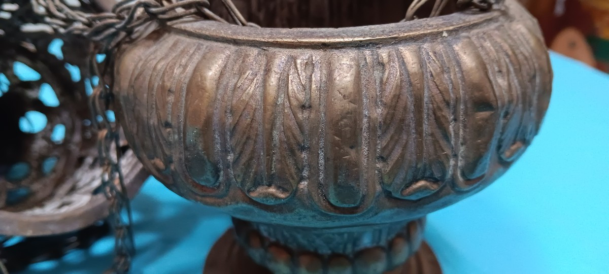 Brass Incense Burner, Late 18th Century - Early 19th Century-photo-7