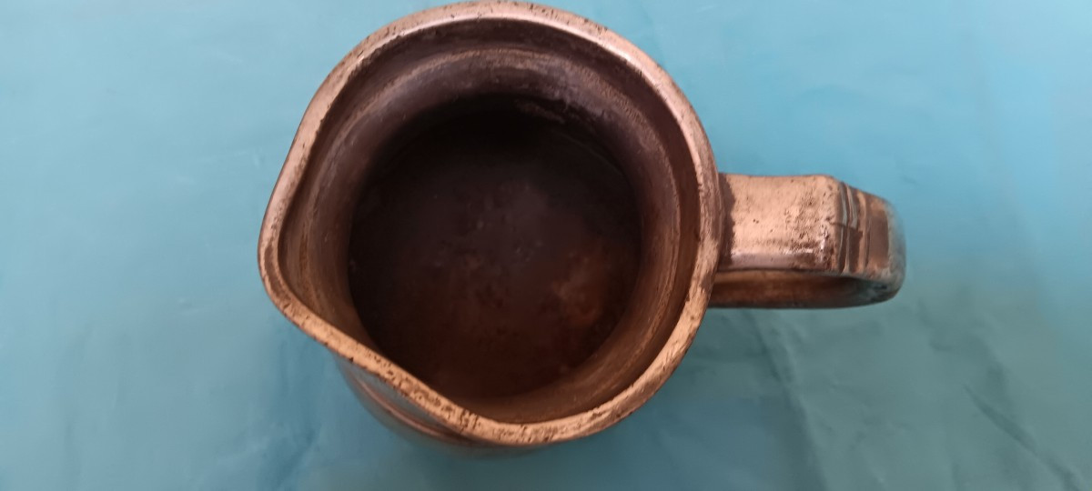 Demi pinte anglaise étain - Début XIX siècle-photo-1