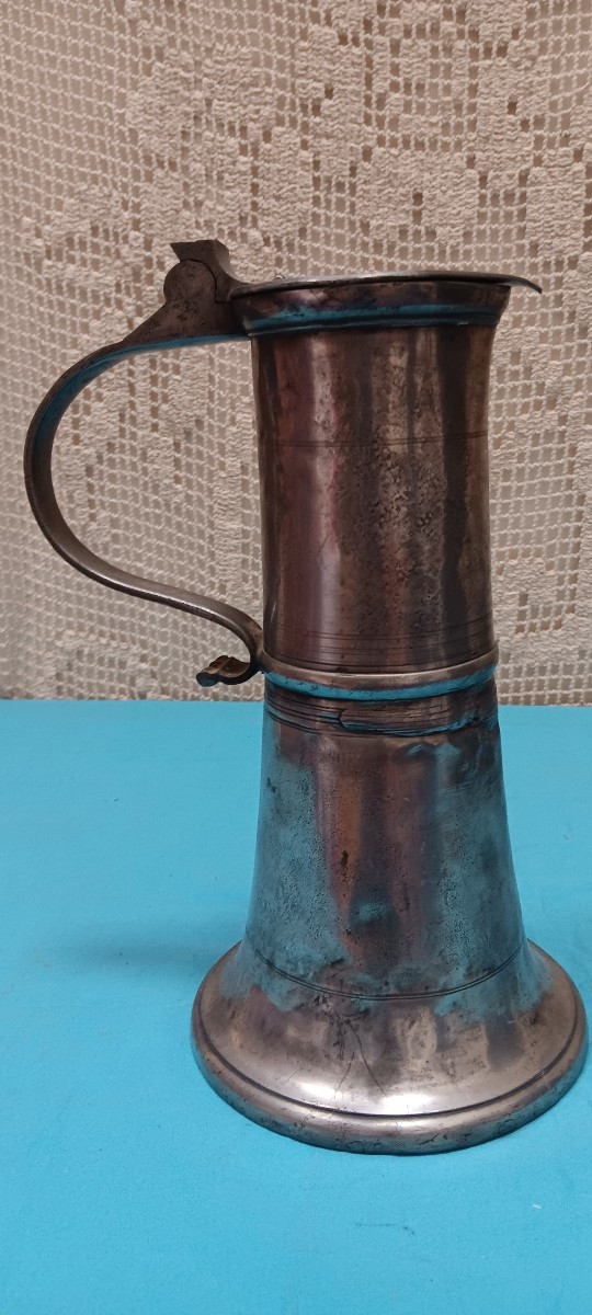 Large Alsatian Wine Pitcher From The Early 18th Century, Dated 1704-photo-2