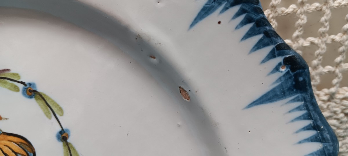 Assiette au tombeau de Mirabeau Beauvais? Autre? - fin XVIII siècle-photo-1