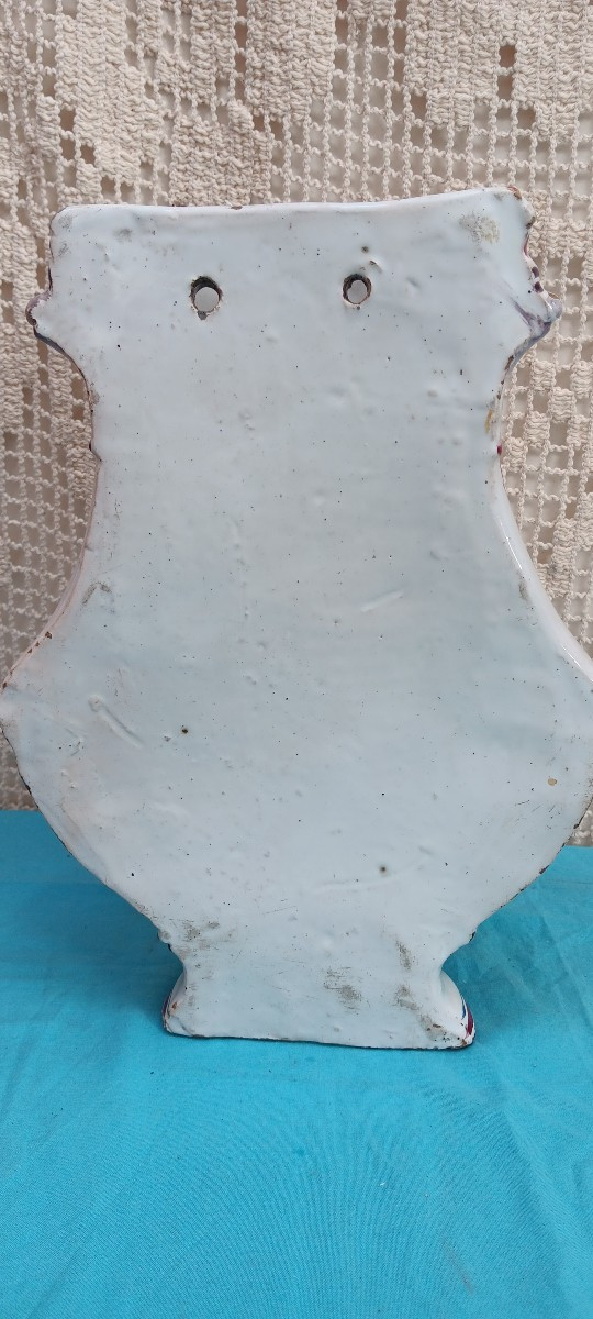 Fountain Top In Lunéville Earthenware, Late 18th - Early 19th Century-photo-2