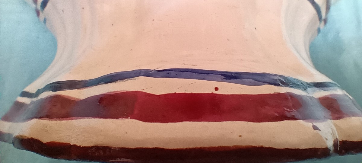Fountain Top In Lunéville Earthenware, Late 18th - Early 19th Century-photo-8