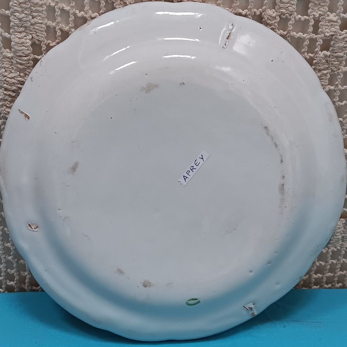 Assiette d'Aprey fin XVIII - Début XIX siècle-photo-2