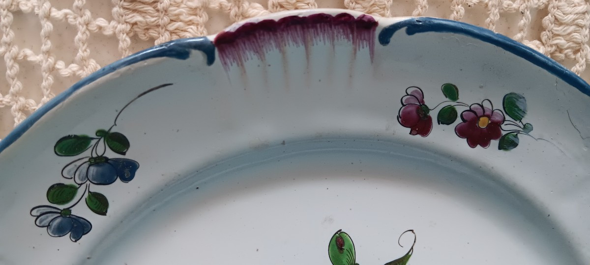 Assiette d'Aprey fin XVIII - Début XIX siècle-photo-4
