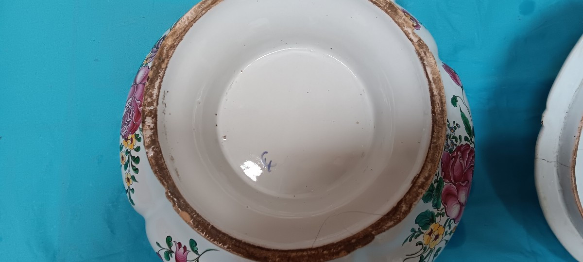 Large Soup Tureen, Early 19th Century - Lunéville? St Clément? Les Islettes?-photo-2