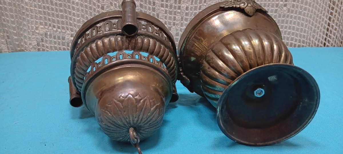 Brass Incense Burner - 19th Century-photo-4