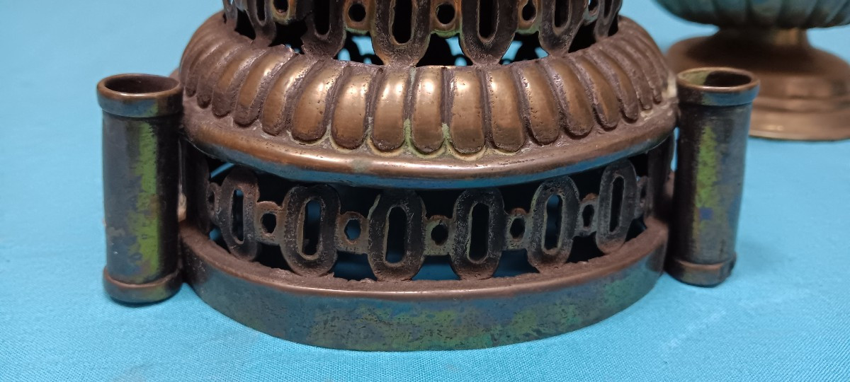 Brass Incense Burner - 19th Century-photo-3