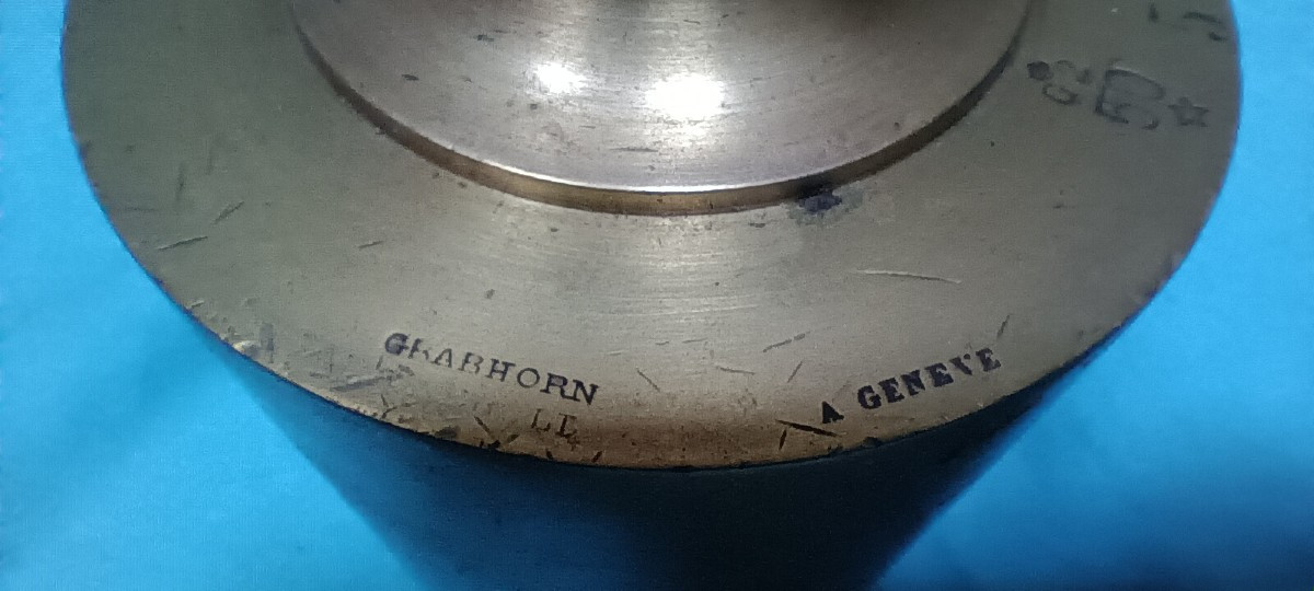 Brass Weight 5 Kg Dated - Late 19th Century-photo-4