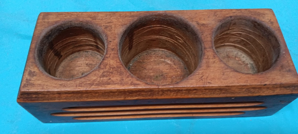 Boite de poids de 4 kg laiton - XIX siècle-photo-4