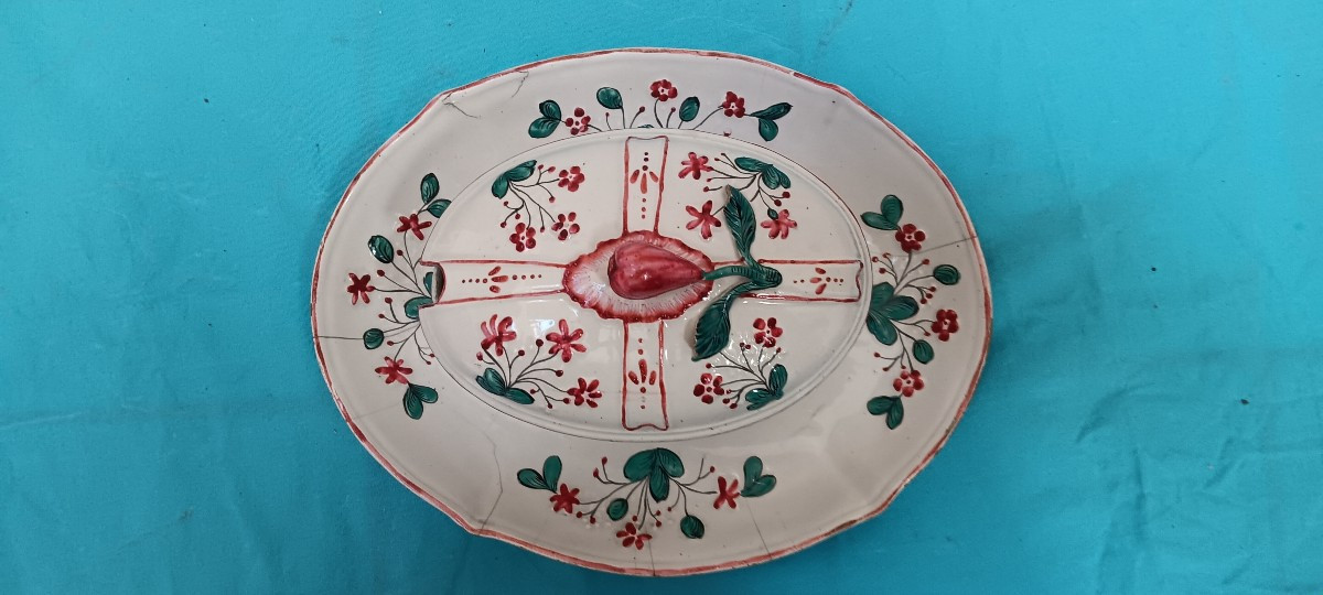 Sucrier en faience de Moyen (Lorraine) - Fin XVIII siècle-photo-1