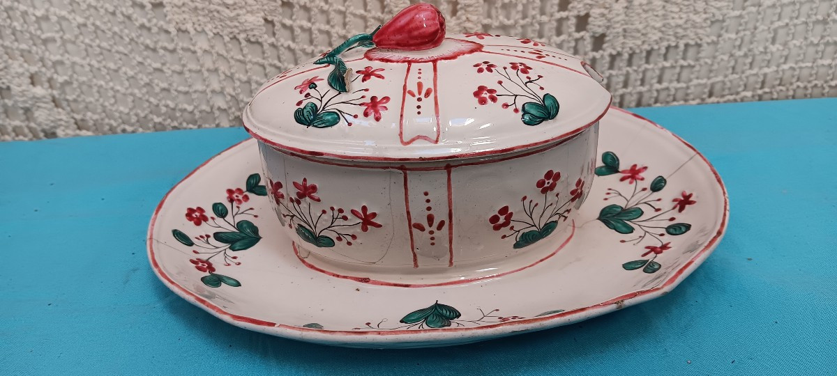 Sucrier en faience de Moyen (Lorraine) - Fin XVIII siècle