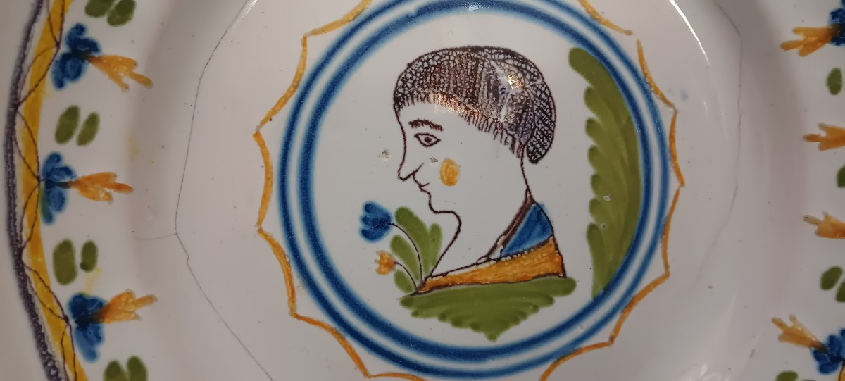 Assiette Rambervillers (Vosges) - Fin XVIII-photo-3