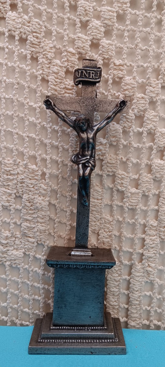 Crucifix fer et fonte - XIX siècle