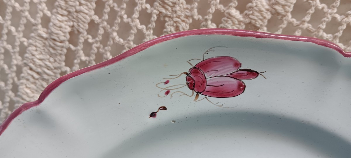 Plate With Chinese Style From Middle Ages (lorraine) - Late 18th Century-photo-4