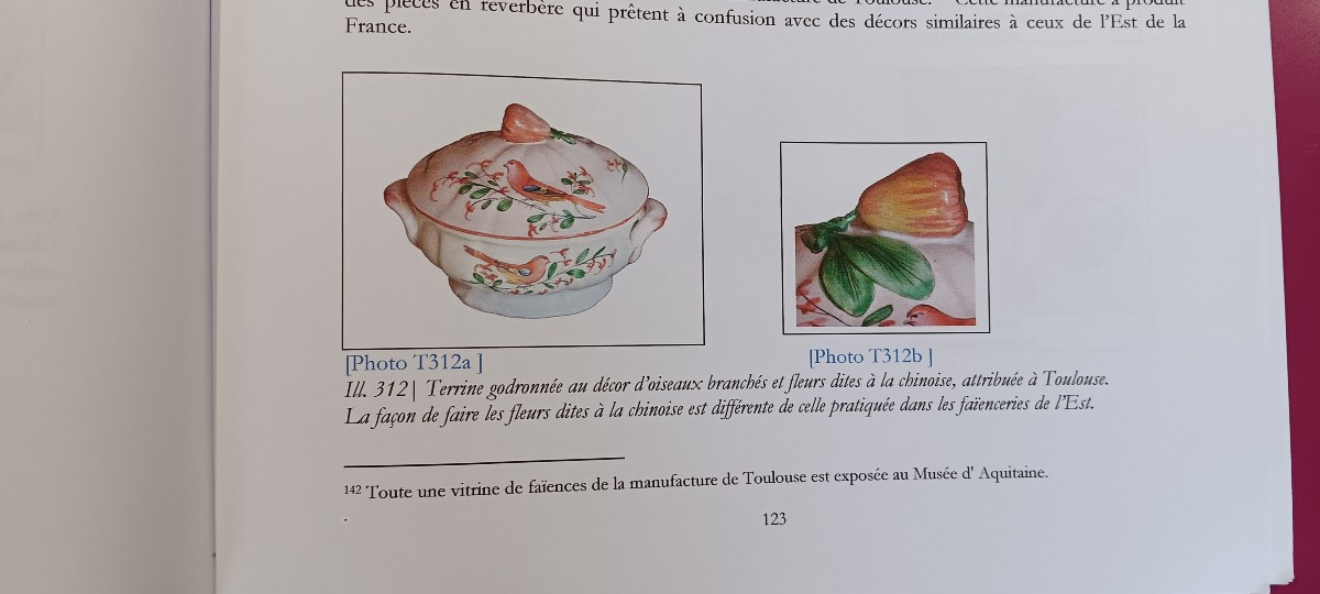 Paire d'assiettes à l'oiseau de Toulouse-photo-3