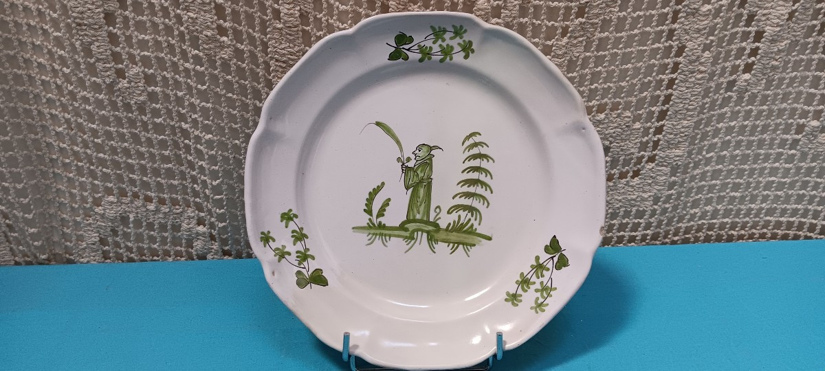Plate With Eastern Chinese Dishes, Late 18th Century