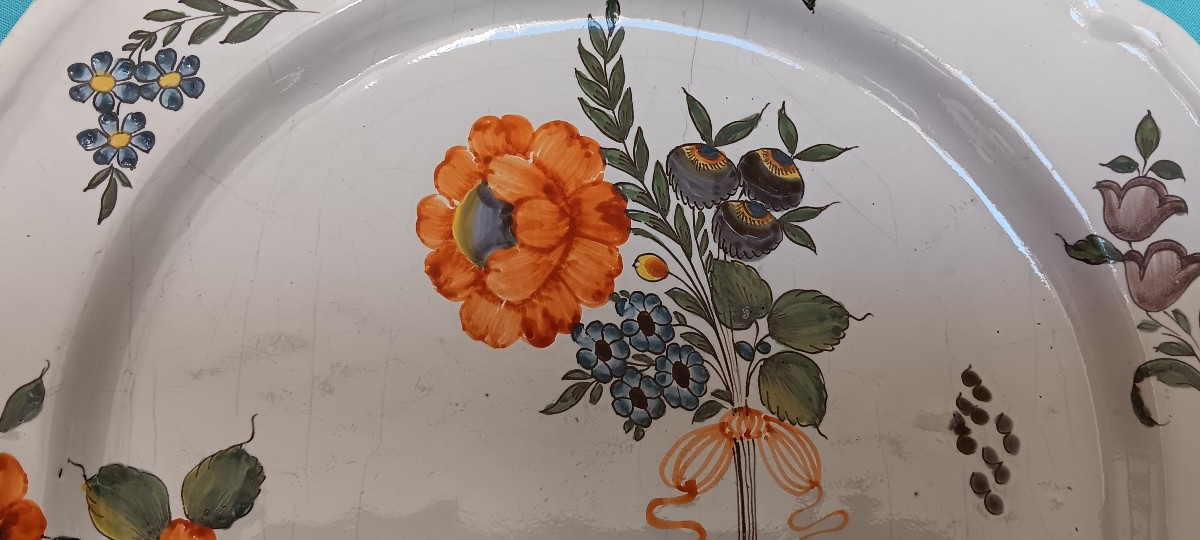 Luneville Plate - Late 19th Century-photo-3