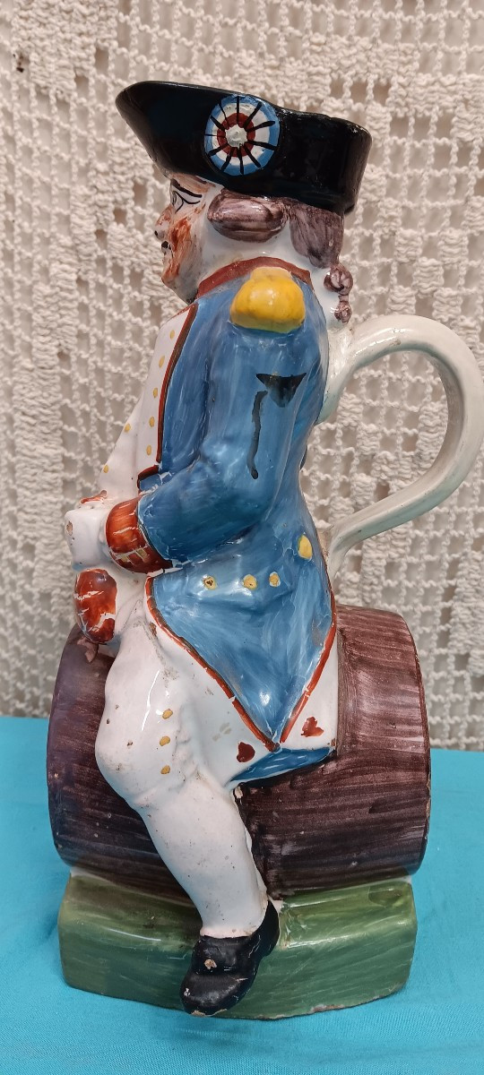 Jacquot Pitcher From Eastern France - Late 18th Century, Early 19th Century-photo-2