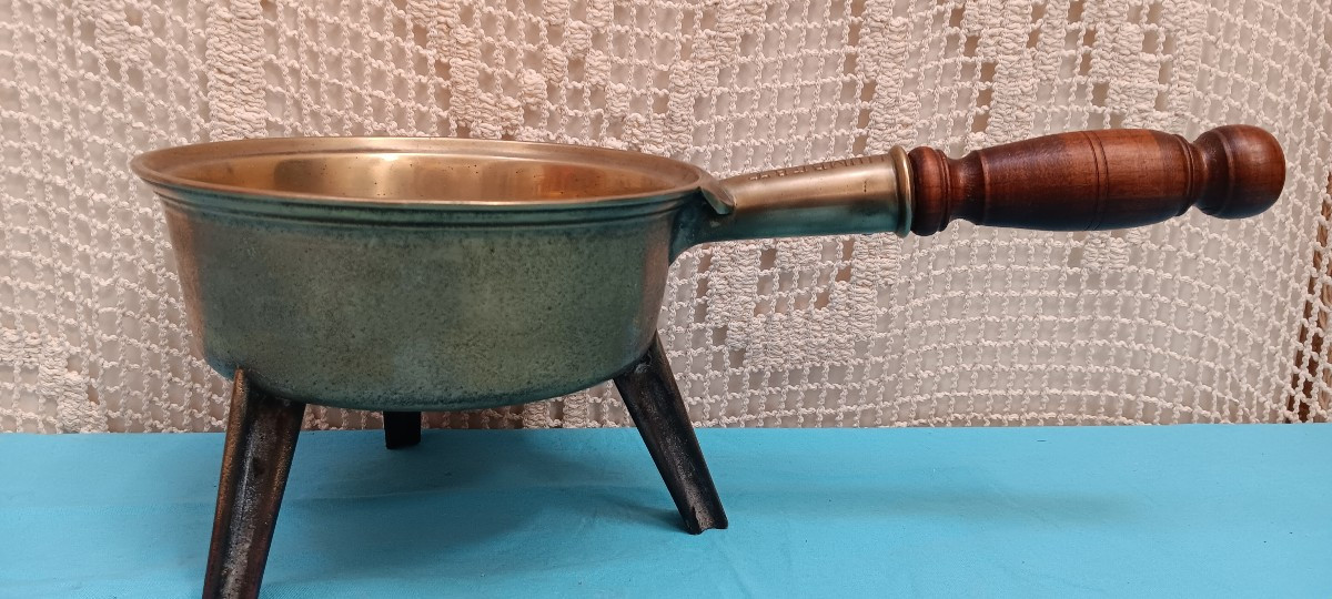 Bronze Apothecary Crucible - 18th Century-photo-2