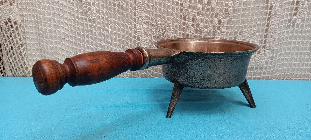 Bronze Apothecary Crucible - 18th Century-photo-2