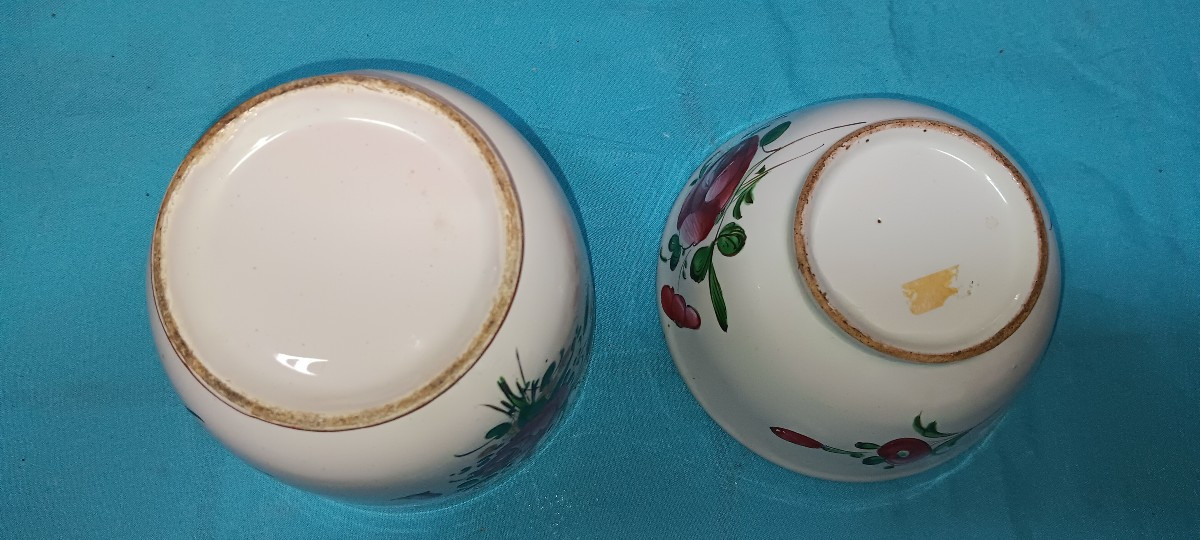 Bols en faience de Lunéville - XIX siècle-photo-4