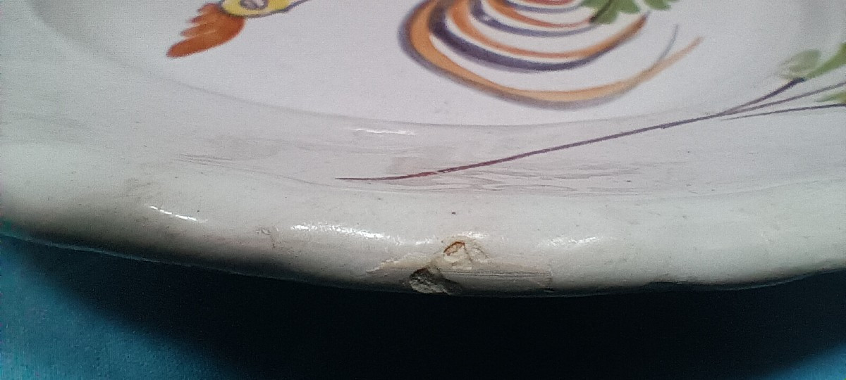 Epinal Plate With A Rooster - Late 18th, Early 19th Century-photo-1