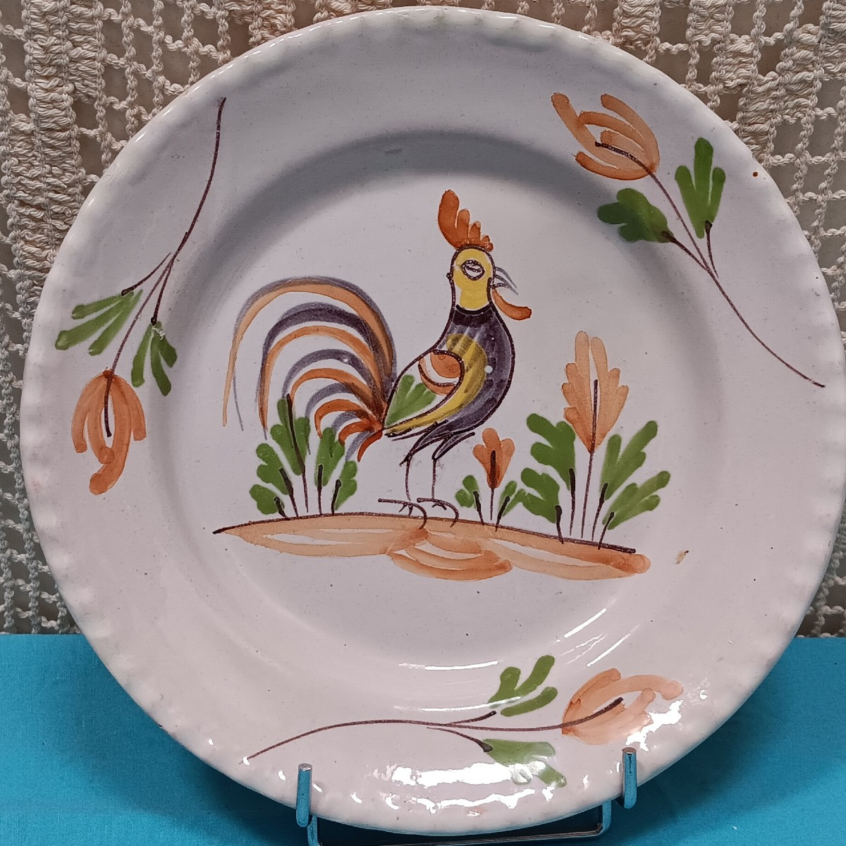 Epinal Plate With A Rooster - Late 18th, Early 19th Century