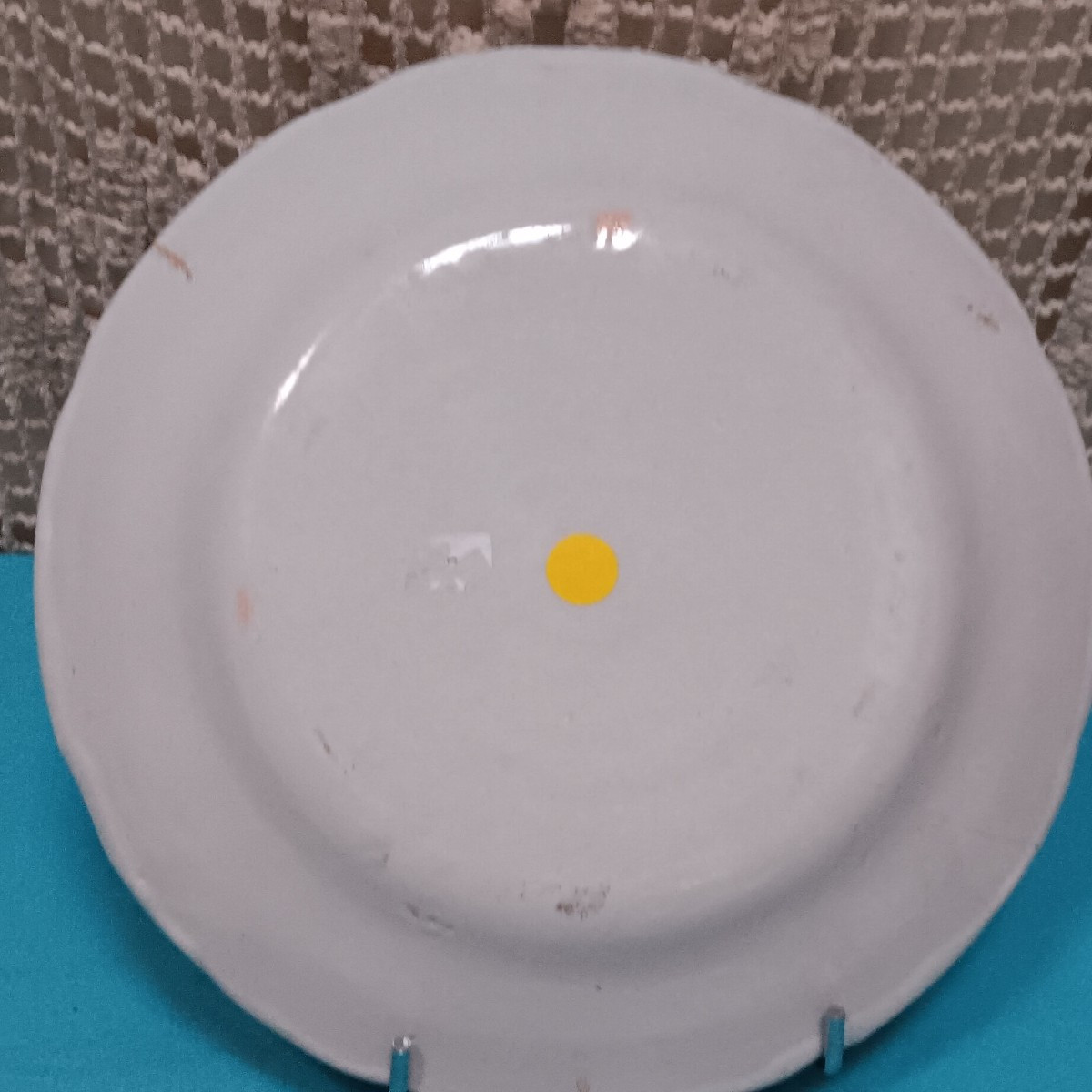Assiette d'Epinal à l'oiseau - Fin XVIII, Début XIX siècle-photo-2
