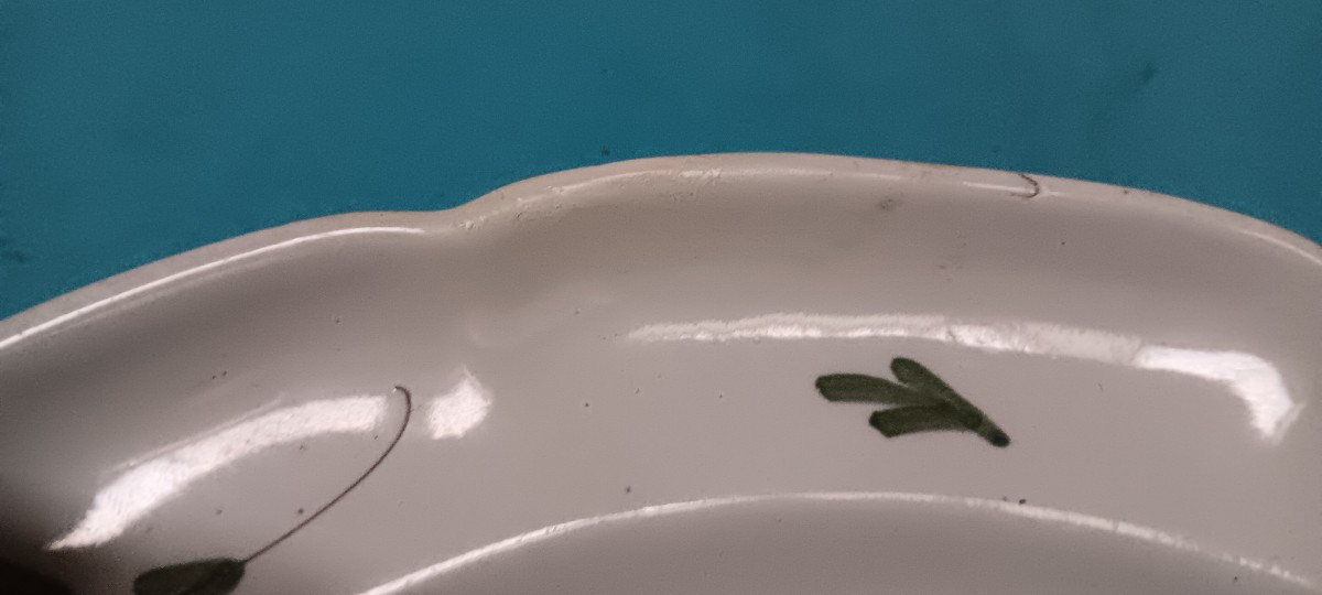 Rambervillers (vosges) Plate With Peacock - Late 18th, Early 19th Century-photo-4