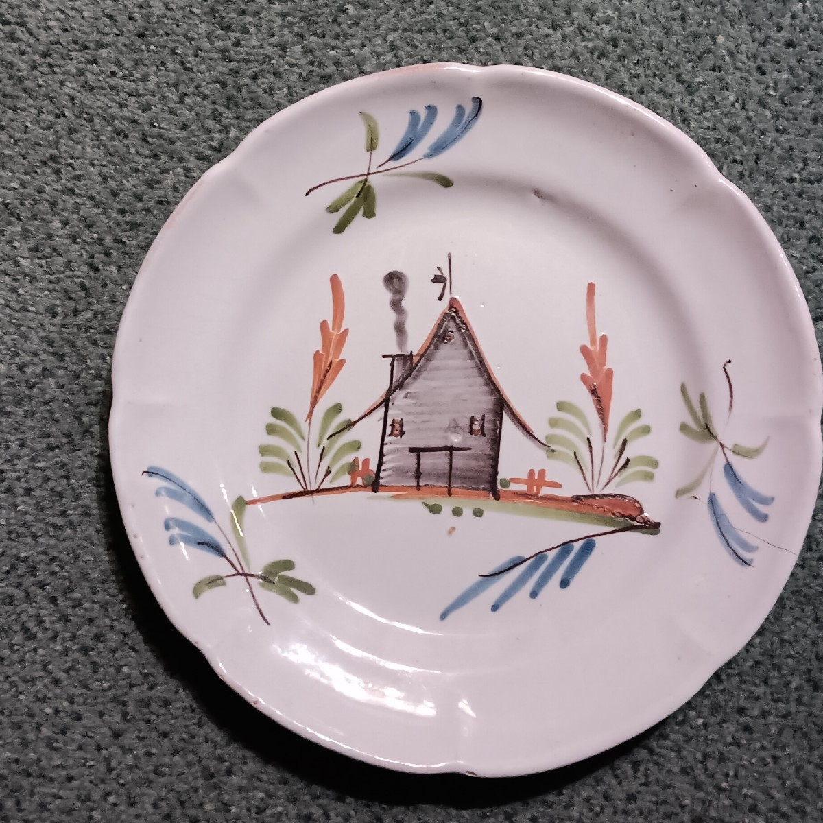 Epinal Plate With The "little House" - Late 18th, Early 19th Century