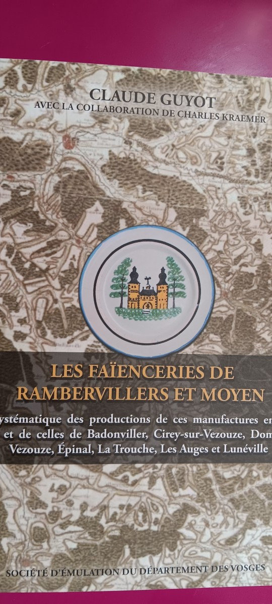 Paire d'assiettes des Auges (Langres) au cygne - Début XIX siècle-photo-5