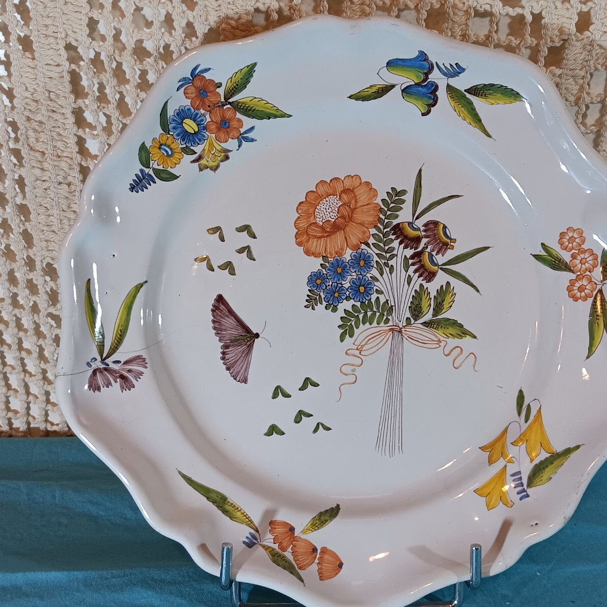 Assiette de LUNEVILLE - Fin XVIII siècle