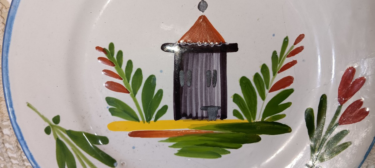 Assiettes des Auges à la petite maison - XIX siècle-photo-3