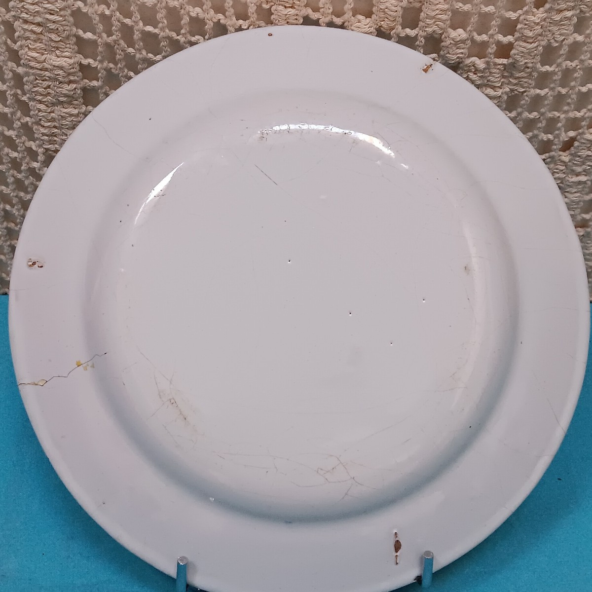 Assiette de Rambervillers (Vosges) à la petite maison - Fin XVIII, Début XIX siècle-photo-2