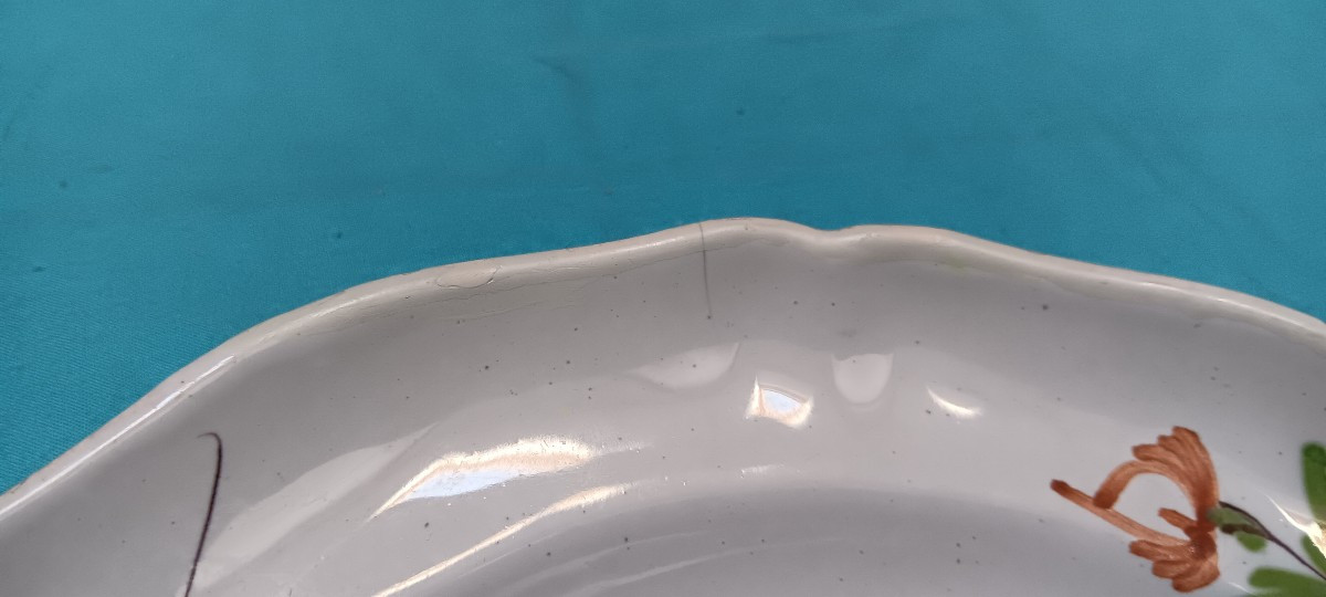 Plate From Rambervillers (vosges) With The Small House - Late 18th, Early 19th Century-photo-2