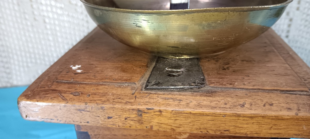 19th Century Countertop Coffee Grinder-photo-2