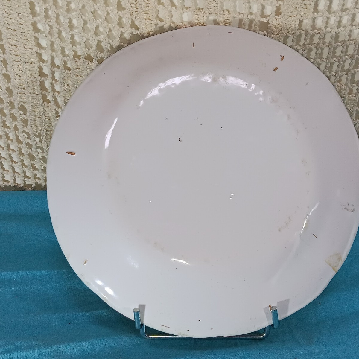 Assiette patronymique des Islettes - Début XIX siècle.-photo-2