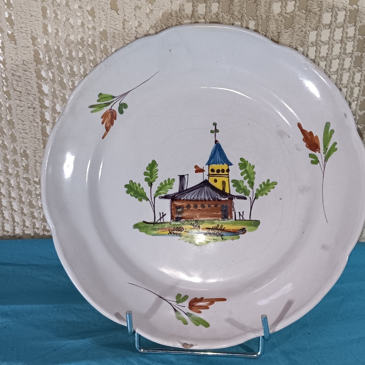 Assiette de La Trouche  à la petite maison - Fin XVIII, Début XIX siècle