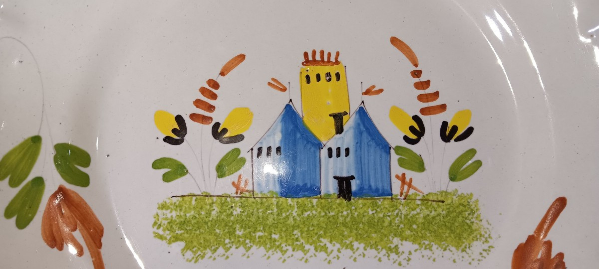 Assiette de La Trouche  à la petite maison - Fin XVIII, Début XIX siècle-photo-3