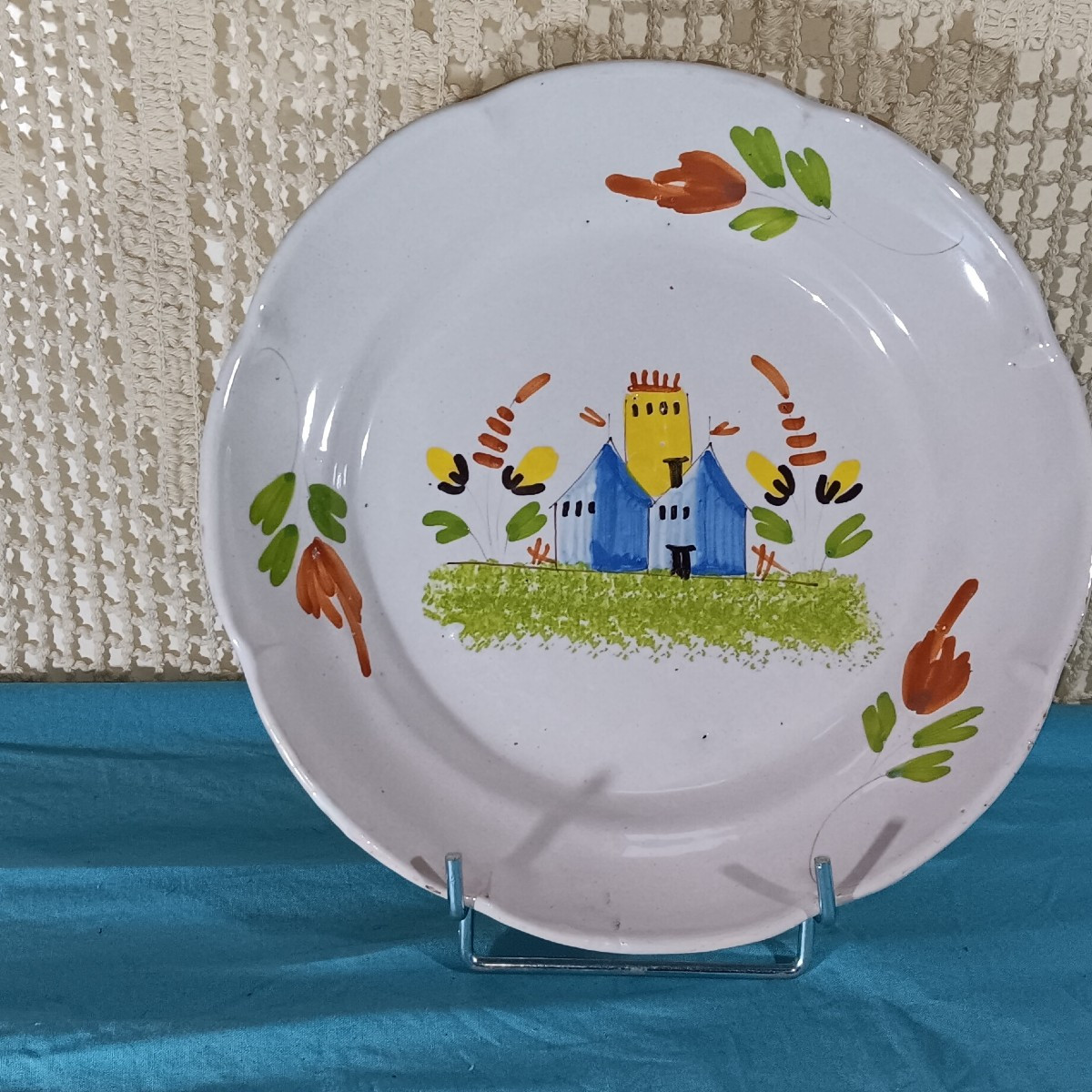 Assiette de La Trouche  à la petite maison - Fin XVIII, Début XIX siècle