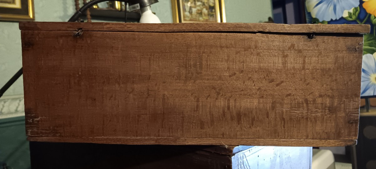 Vosges Wooden Box - Folk Art - 19th Century-photo-3